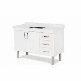 Obramax Gabinete cozinha toquio branco 116,2cm oferta