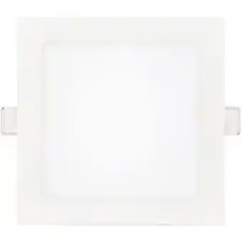 Obramax Painel led quadrado slim embutir 18w 1200 lumens luz amarela oferta