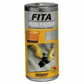 Obramax Fita asfáltica alumínio vedacit 45cm x 10m oferta