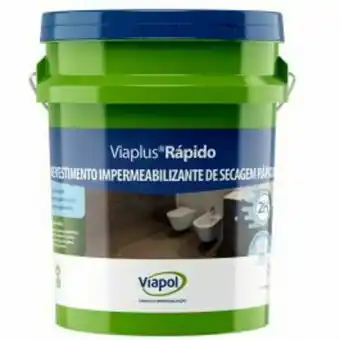 Obramax Impermeabilizante viaplus rápido 2h balde 12,5kg oferta