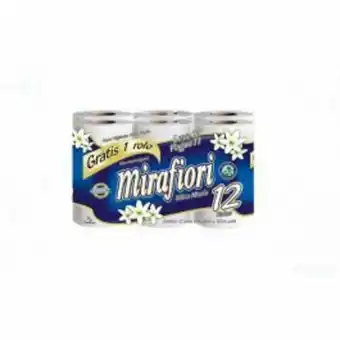 Papel higiênico folha dupla mirafiori 30m com 12 rolos