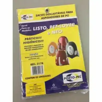 Saco para aspirador de pó neo/listo/pet lover