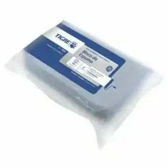 Bloco espuma multiuso branco 21x13x6cm