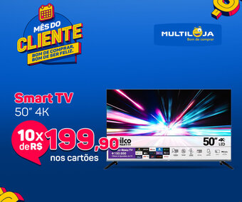Multiloja Smart TV 50" 4K oferta
