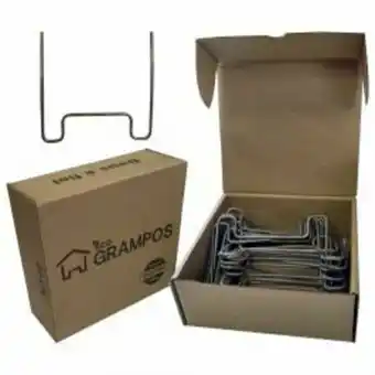 Grampos para caixaria para bloco 14cm 40 unidades