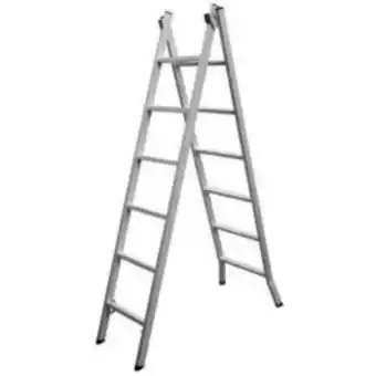 Obramax Escada doméstica 2x6 degraus alumínio reisam oferta