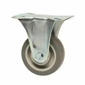 Rodízio fortiprene base fixa 4" 90kg