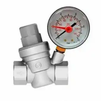 Regulador de pressão com manômetro integrado 3/4" censi