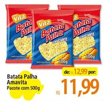 Atacadão Batata Palha Amavita Pacote com 500g oferta