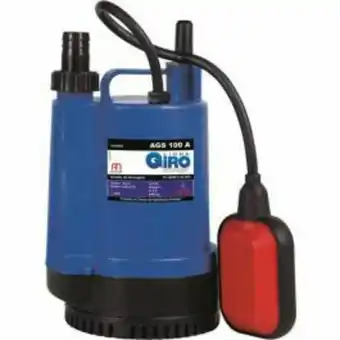 Bomba submersível drenagem ags100a 220v anauger giro 100a
