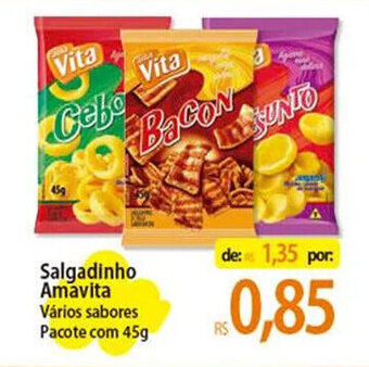Salgadinho Amavita Vários sabores Pacote com 45g