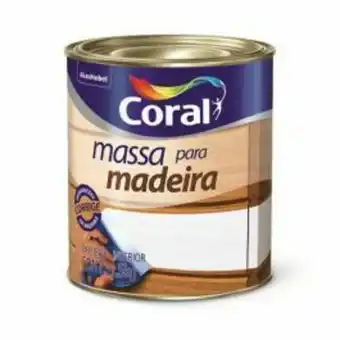 Massa para madeira branco 1,5kg