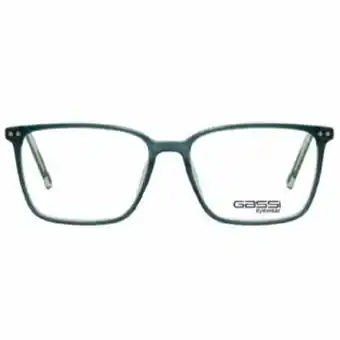 Armação para óculos de grau clip on léo verde transparente