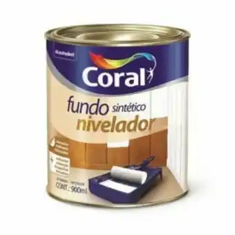 Obramax Fundo sintético nivelador para madeira branco 0,9l oferta