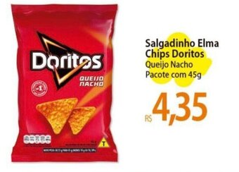 Atacadão Salgadinho Elma Chips Doritos Queijo Nacho Pacote com 45g oferta