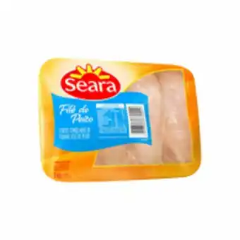 Filé de peito de frango seara congelado bandeja 1kg