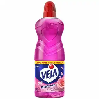 Limpador perfumado veja flores do mediterrâneo oferta 1l