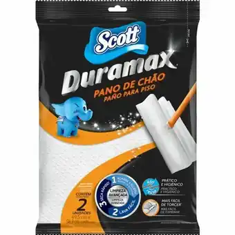 Pano scott duramax 3d para piso embalagem 2 un