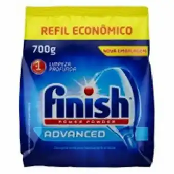 Detergente em pó para máquina de lavar louças finish power powder advanced 700g