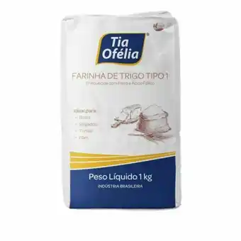 Farinha de trigo tia ofelia pacote 1kg
