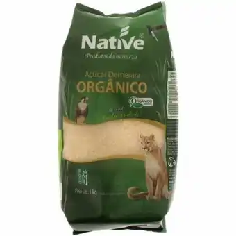 Açúcar org demerara native 1kg