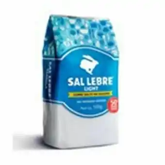 Sal refinado light lebre pacote 500g