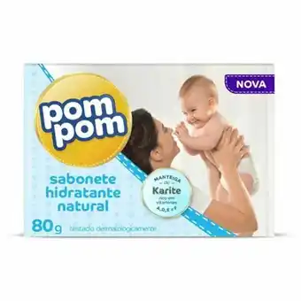 Sabonete pom pom loção hidratante unidade 80g