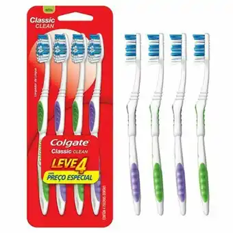 Supermercado Precito Escova dental colgate classic clean oferta 4un oferta