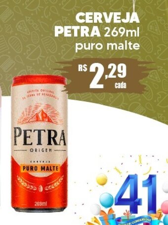 Supermercado Precito CERVEJA PETRA 269ml puro malte oferta