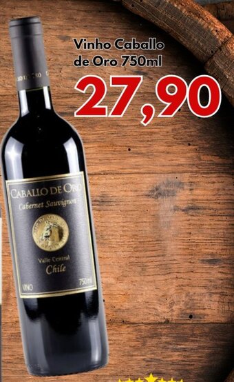 Ourinhos Hipermercado Vinho Caballo de Oro 750ml oferta