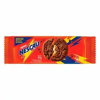 Cookies nestlé nescau chocolate com gotas chocolate 60g