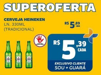 CERVEJA HEINEKEN LN. 330ML (TRADICIONAL)