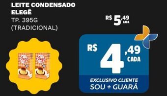 Supermercado Guará LEITE CONDENSADO ELEGÊ TP. 395G oferta