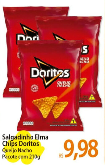 Atacadão Salgadinho Elma Chips Doritos Queijo Nacho Pacote com 210g oferta