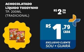 Achocolatado Líquido Toddynho Tradicional 200ml - Prezunic