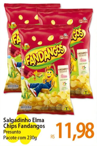 Atacadão Salgadinho Elma Chips Fandangos Presunto Pacote com 230g oferta