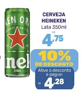 CERVEJA HEINEKEN Lata 350ml