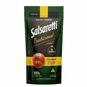 Supermercado Precito Molho de tomate tradicional salsaretti sachê 340g oferta
