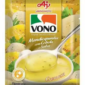 Sopa vono mandioquinha cebola salsa 17g