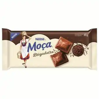 Barra de chocolate moça brigadeiro nestlé 90g
