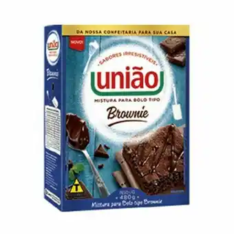 Supermercado Precito Mistura para bolo união brownie embalagem 480g oferta