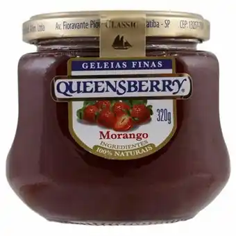 Geléia queensberry morango vidro 320g