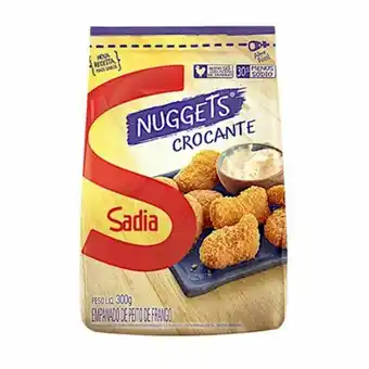Nuggets de frango sadia crocante 300g