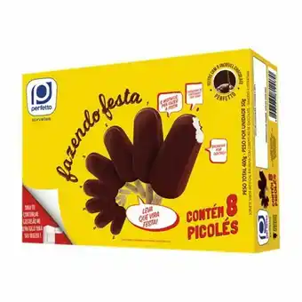 Picolé perfetto fazendo a festa 400g embalagem 8un