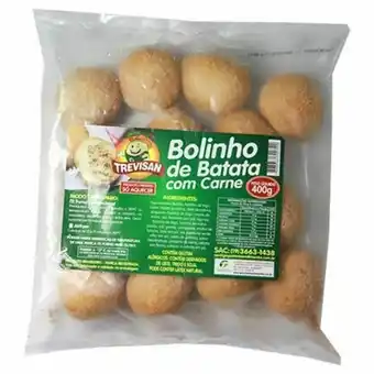 Supermercado Precito Bolinho de batata com carne congelado trevisan pacote 400g oferta