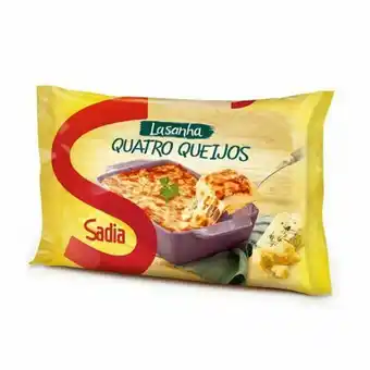 Supermercado Precito Lasanha congelada sadia quatro queijos embalagem 350g oferta
