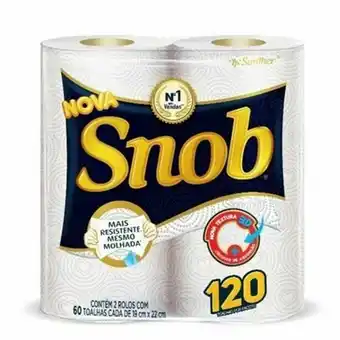 Toalha de papel snob multiuso pacote 2 rolos