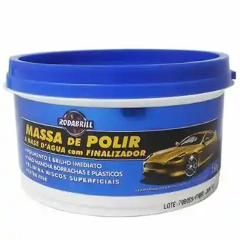 Massa para polir rodabrill finalizadora embalagem 350g