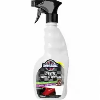 Cera líquida rápida rodabrill automotiva spray 500ml