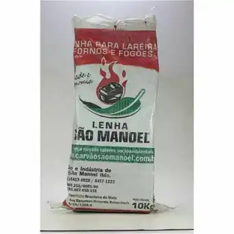 Lenha são manoel pacote 10kg